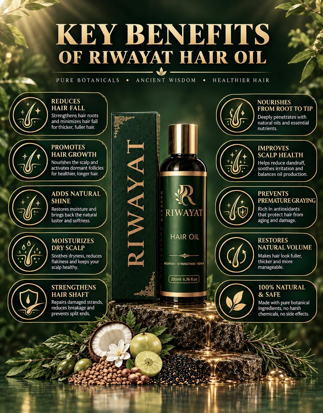 RIWAYAT Hair Oil