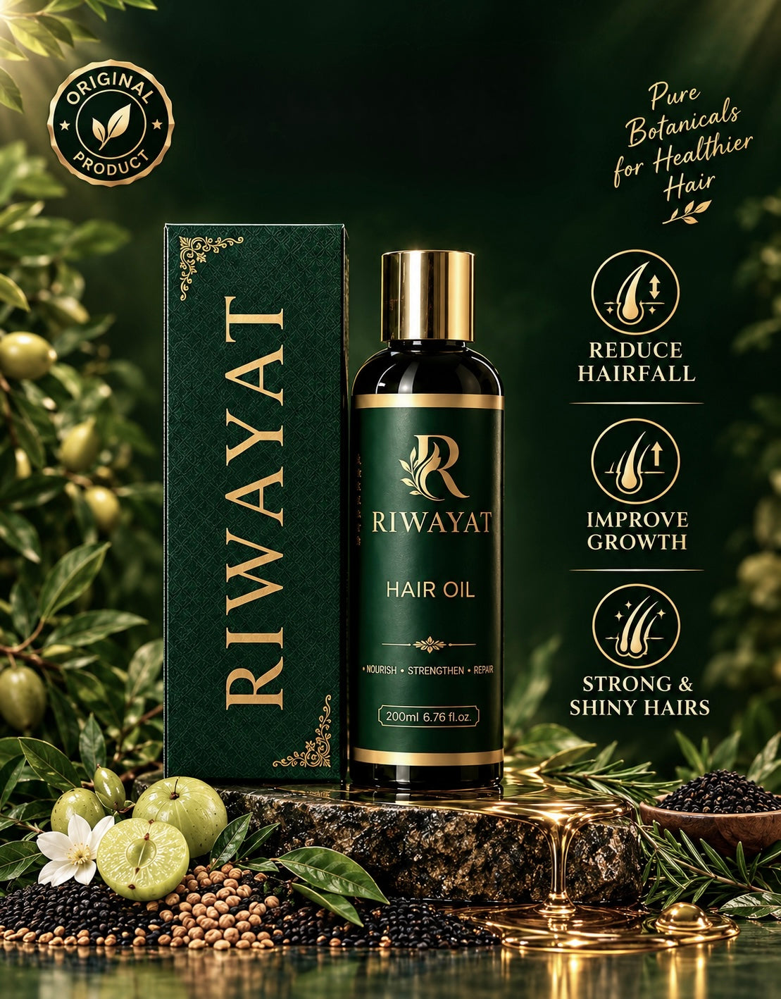 RIWAYAT Hair Oil